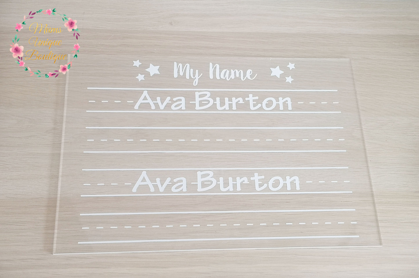 Educational Trace & Wipe Acrylic Boards